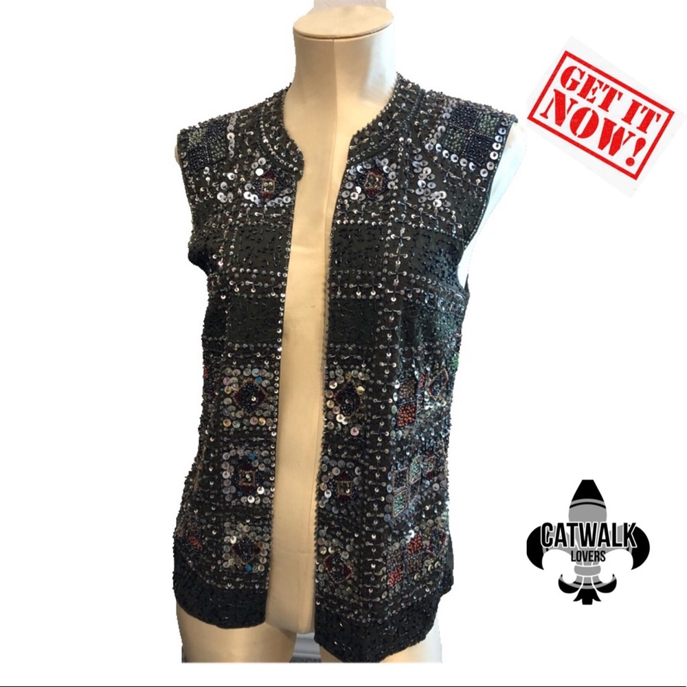 Zara beaded vest